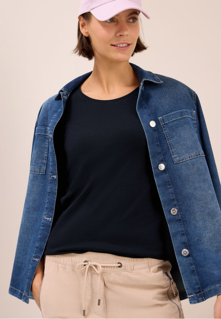 Basic Langarmshirt