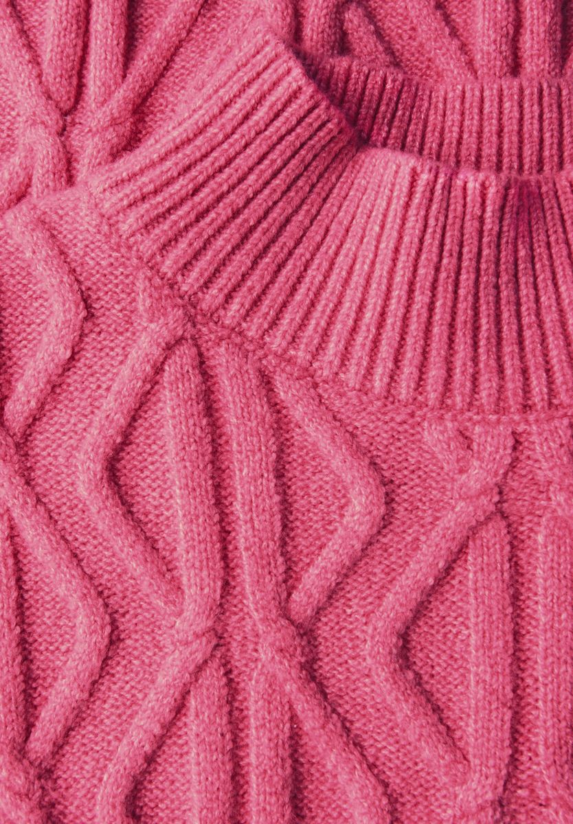 Pullover mit Strickmuster