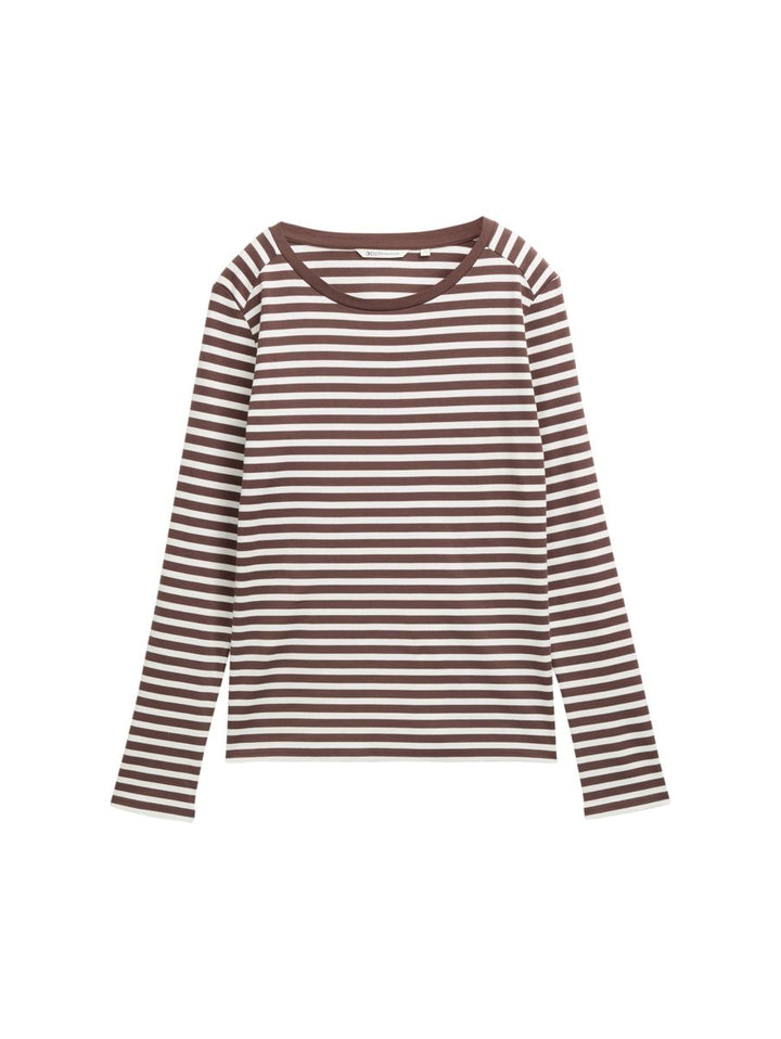 Langarmshirt mit Streifenmuster