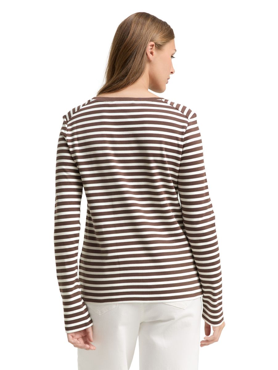Langarmshirt mit Streifenmuster