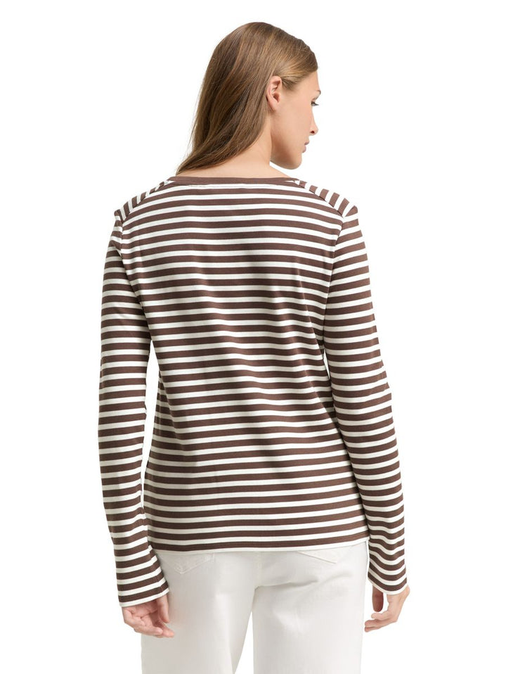Langarmshirt mit Streifenmuster