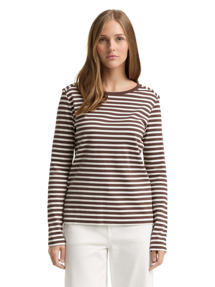 Langarmshirt mit Streifenmuster