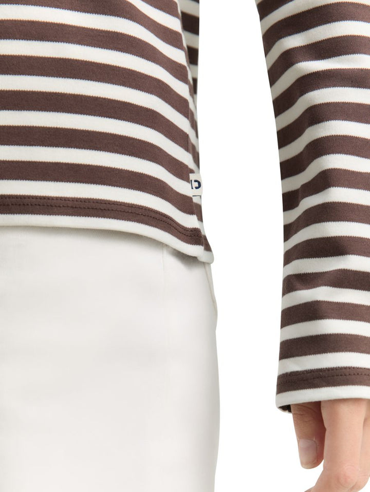 Langarmshirt mit Streifenmuster