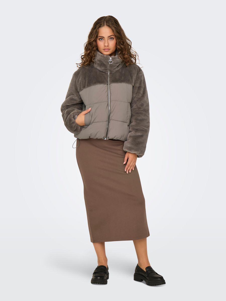ONLWANJA FUR PUFFER MIX JACKET NOOS OTW