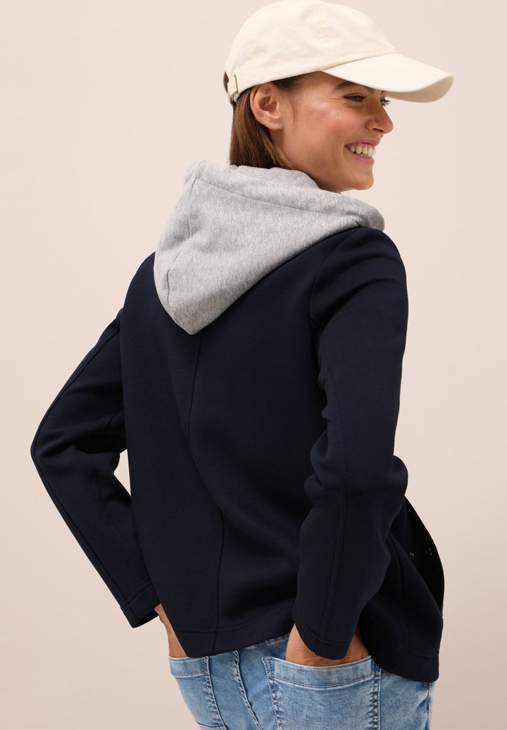 Scuba Jacke mit Sweat-Inlay