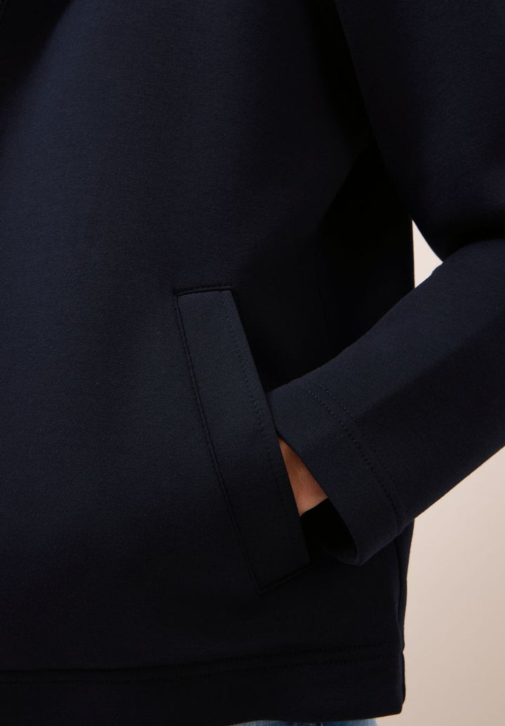 Scuba Jacke mit Sweat-Inlay