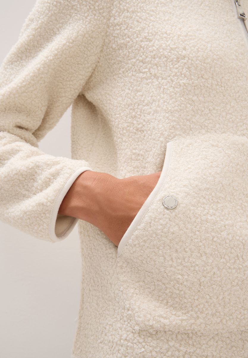 Softe Jacke mit Zipper