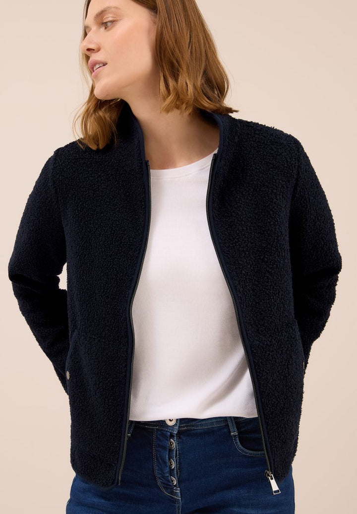 Softe Jacke mit Zipper