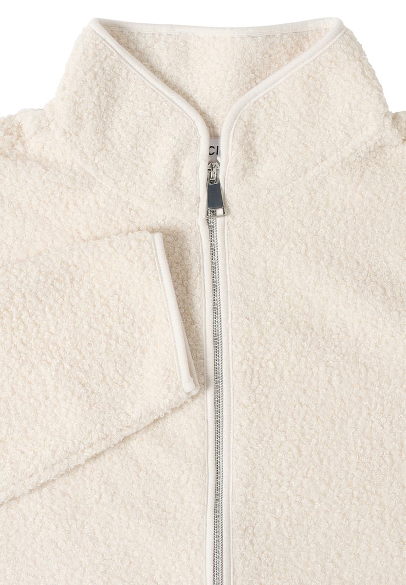 Softe Jacke mit Zipper