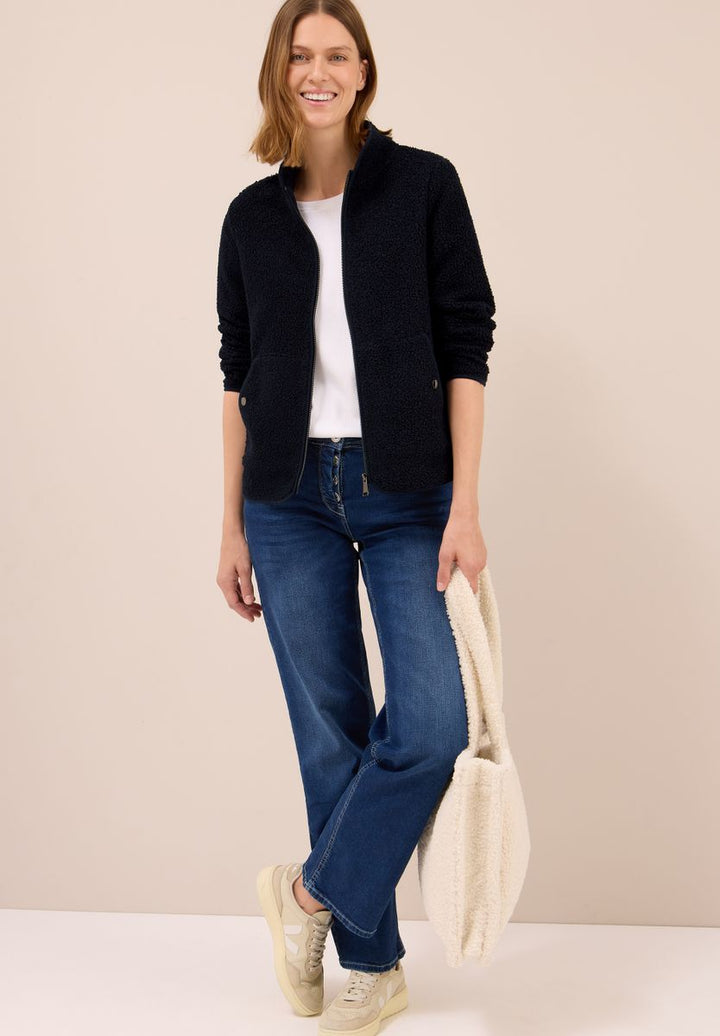 Softe Jacke mit Zipper