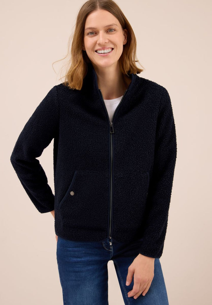 Softe Jacke mit Zipper