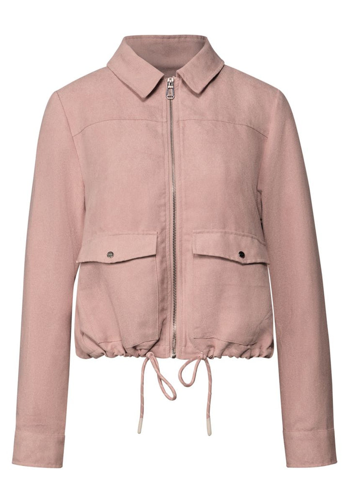 Cordjacke mit Zipper