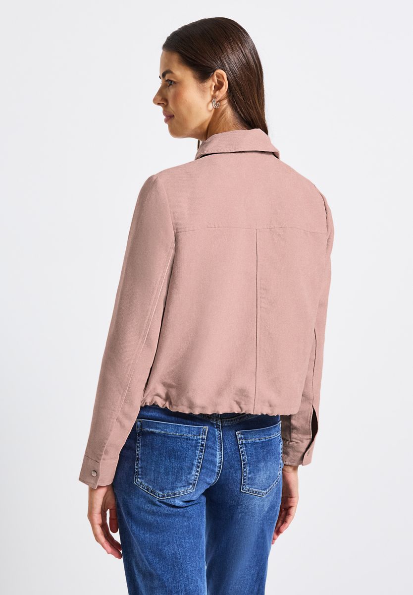 Cordjacke mit Zipper