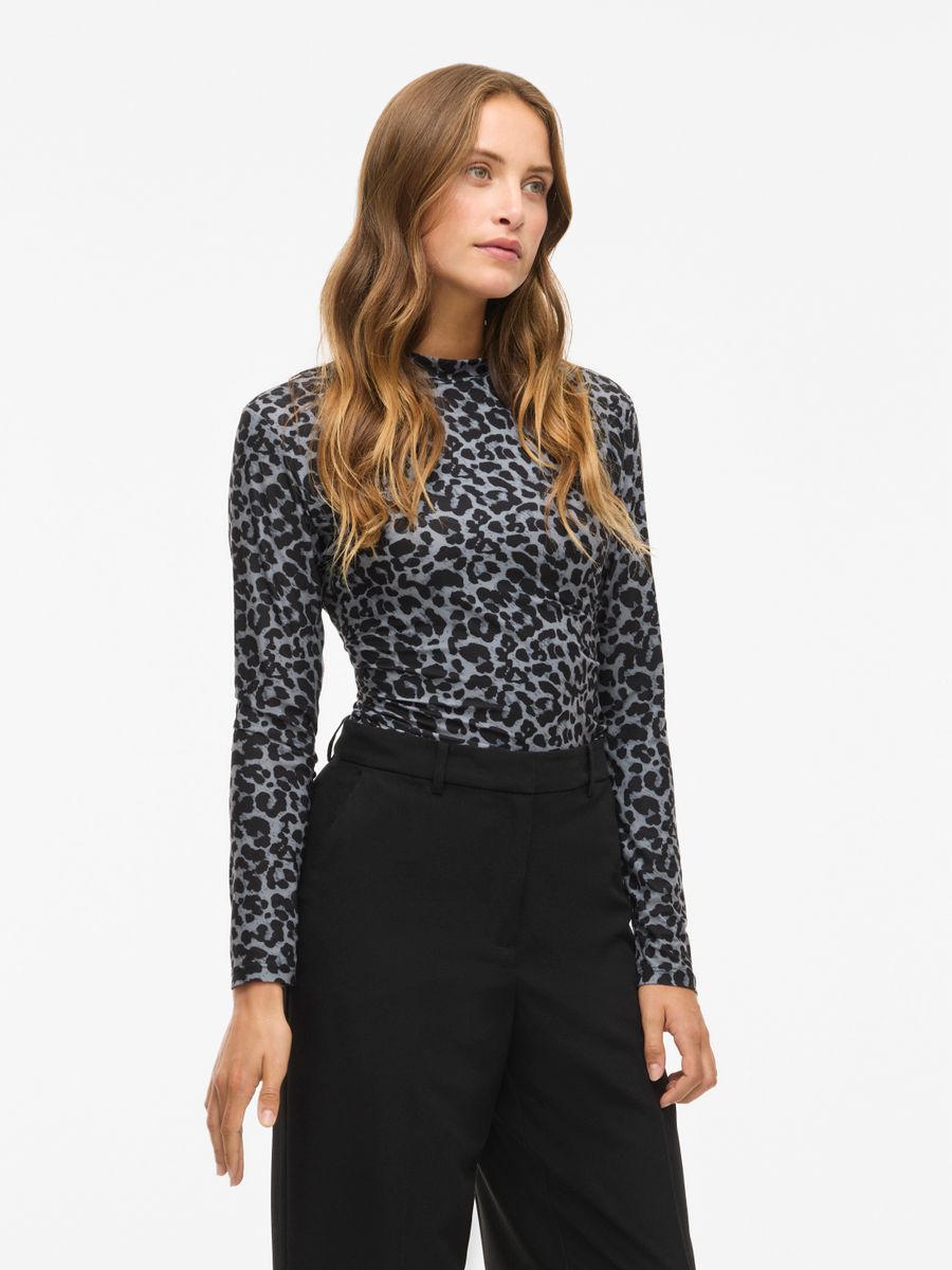 VILEOA L/S HIGH NECK TOP - NOOS