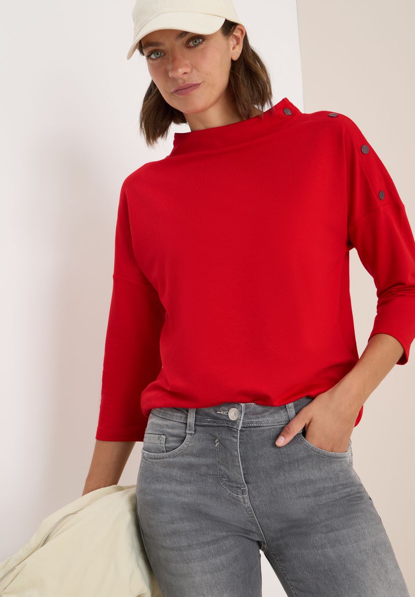 Shirt mit Knopfdetail