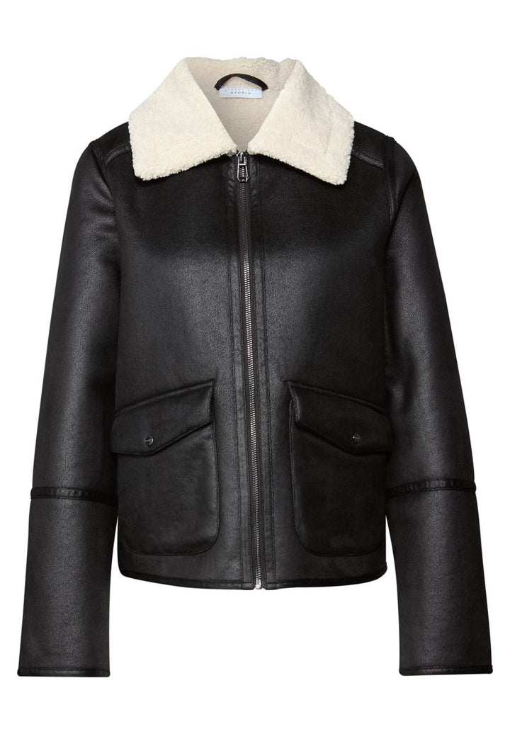 Velours Jacke