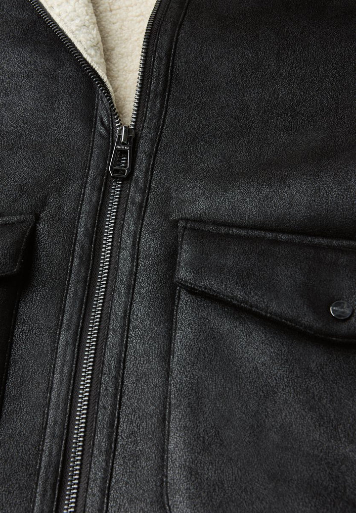 Velours Jacke