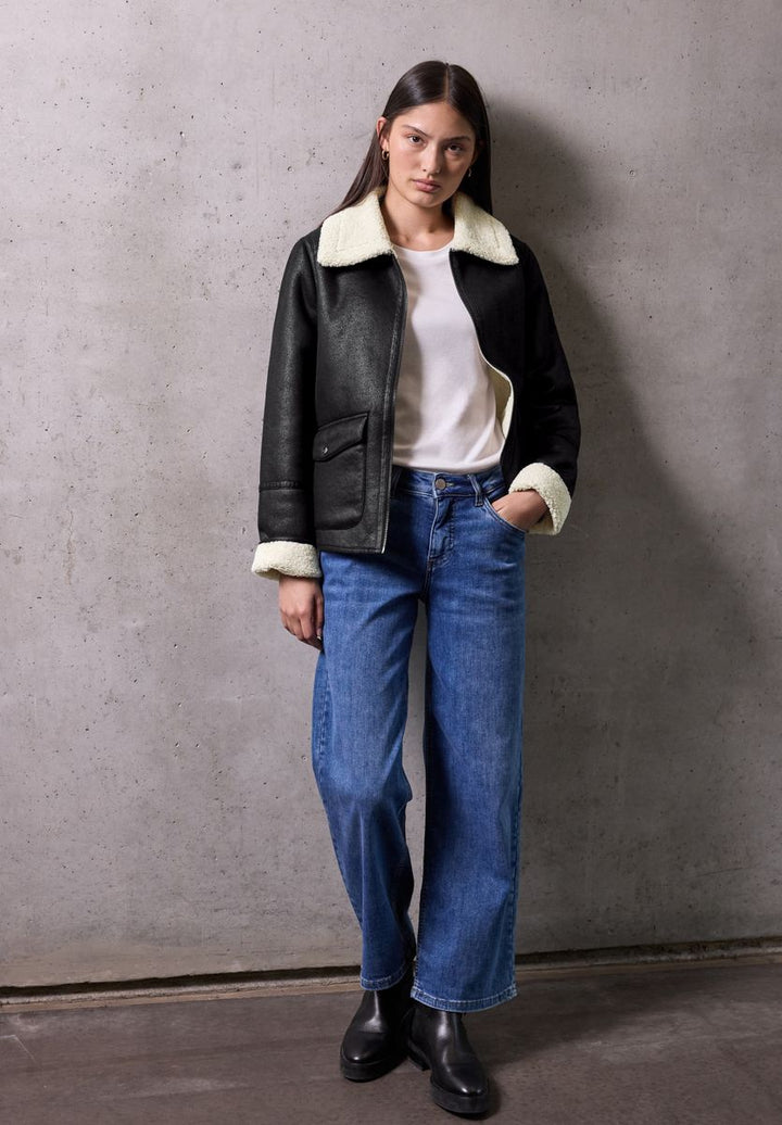 Velours Jacke