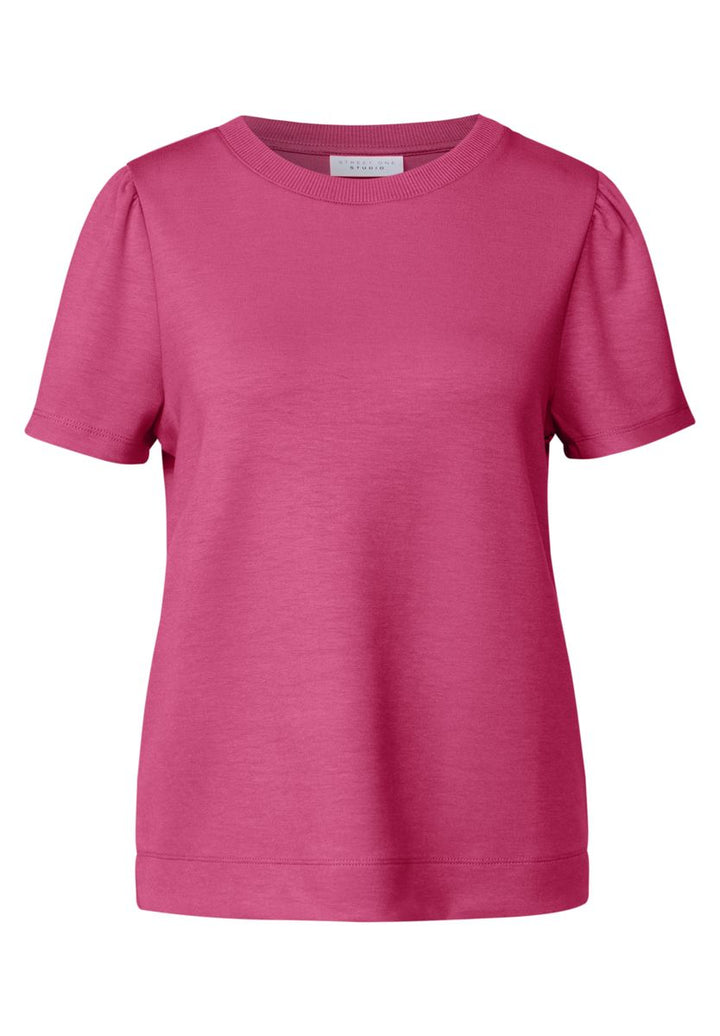Shirt mit gerafften Ärmeln
