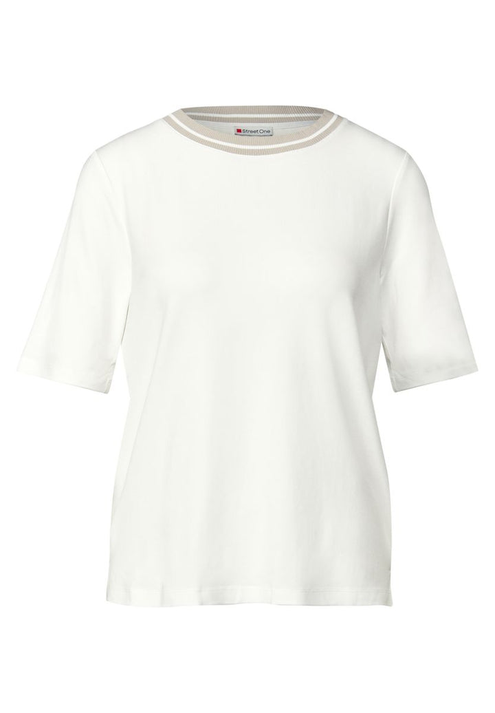 Shirt mit Rippdetail
