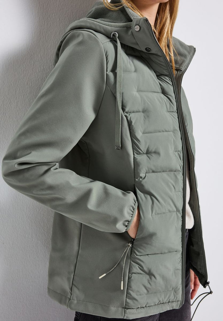 Strukturmix Softshelljacke