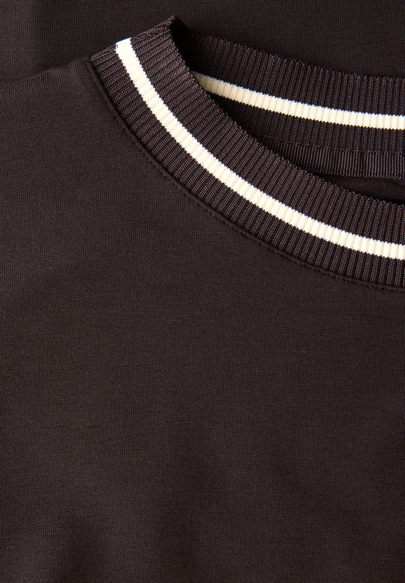 Shirt mit Rippdetail