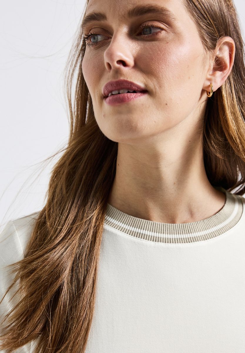 Shirt mit Rippdetail
