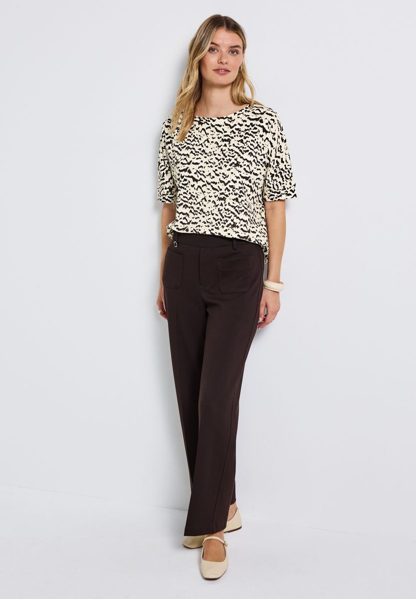 Gemustertes Batwing Shirt