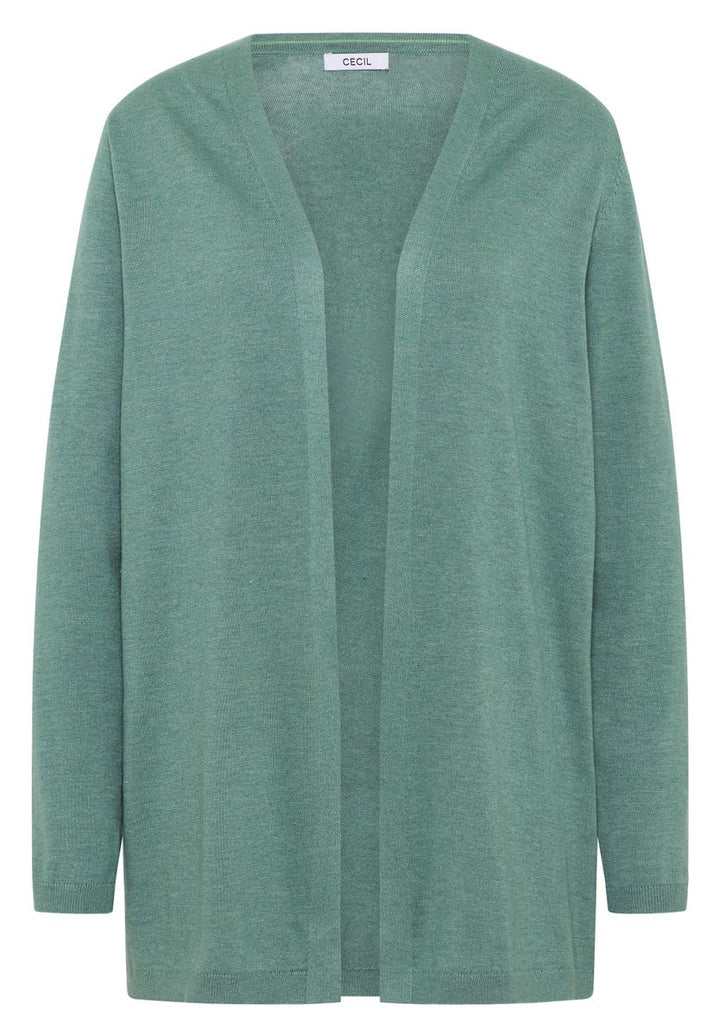 Offene Strickjacke