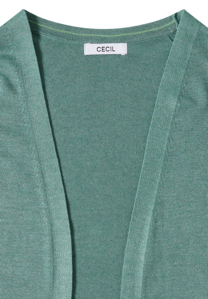 Offene Strickjacke