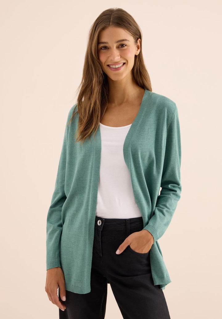 Offene Strickjacke