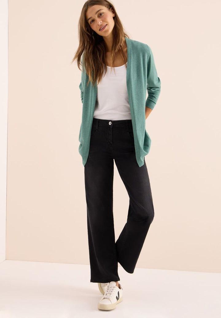 Offene Strickjacke
