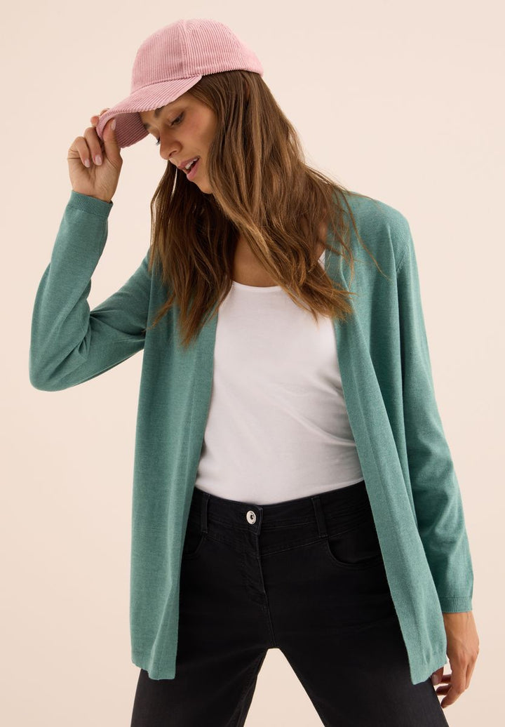 Offene Strickjacke
