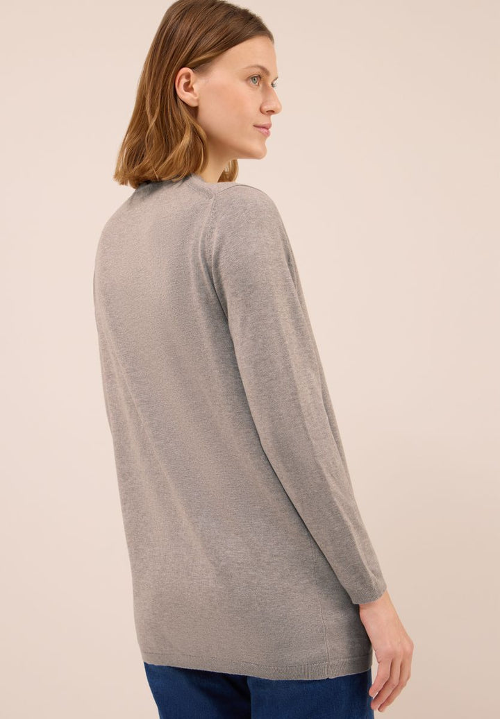 Offene Strickjacke