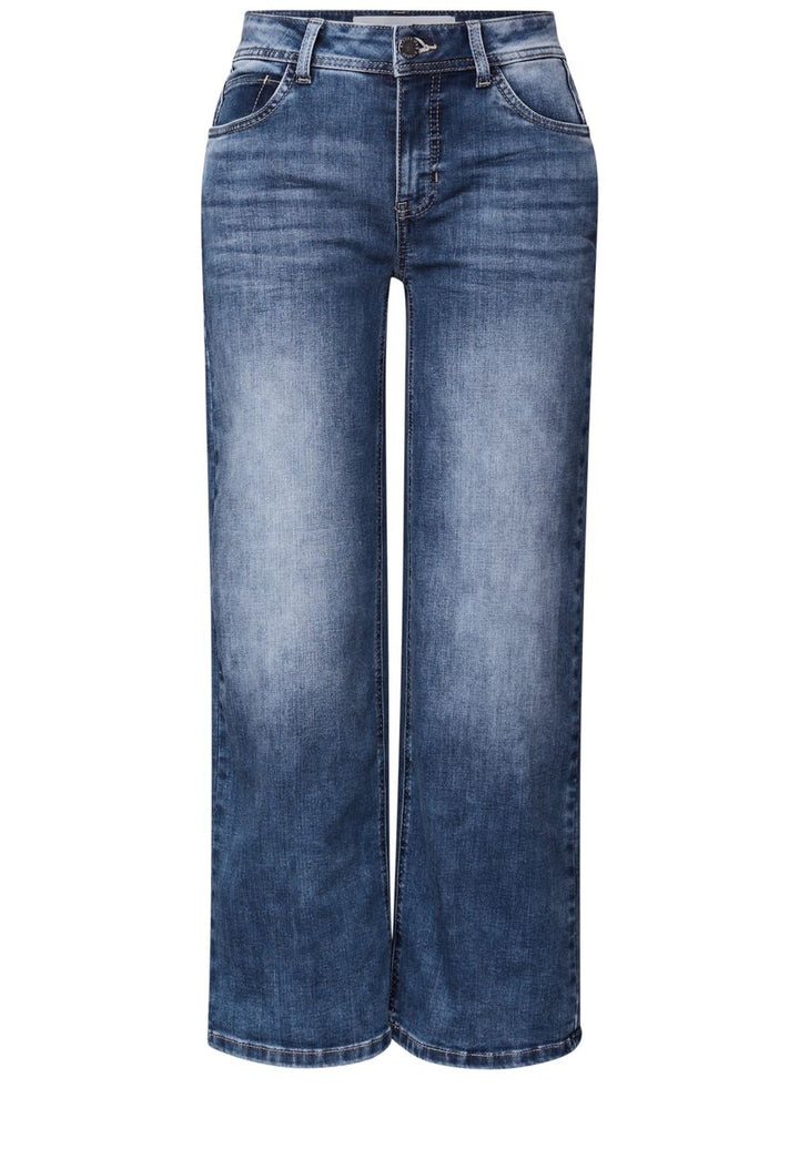 Cropped Wide Leg Jeans