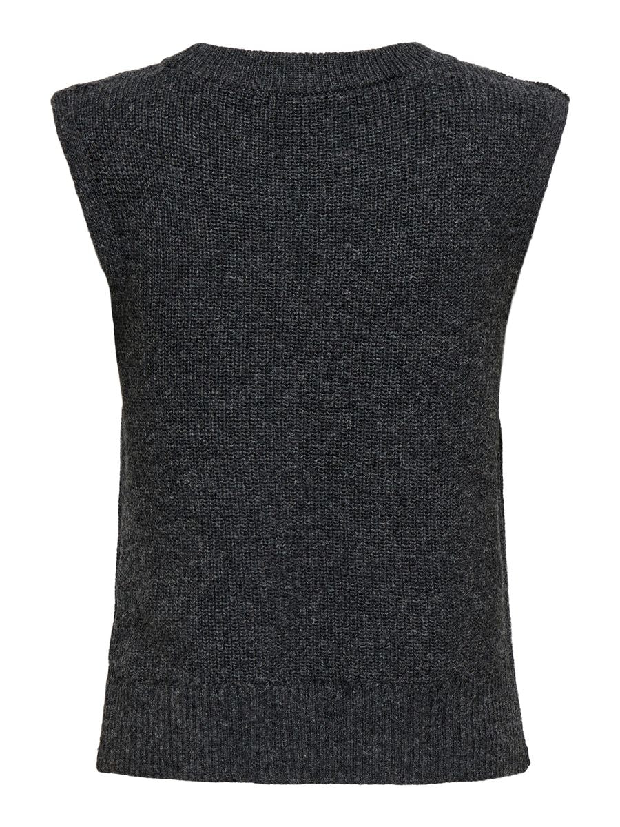 ONLPARIS LIFE SL SLIT VEST KNT