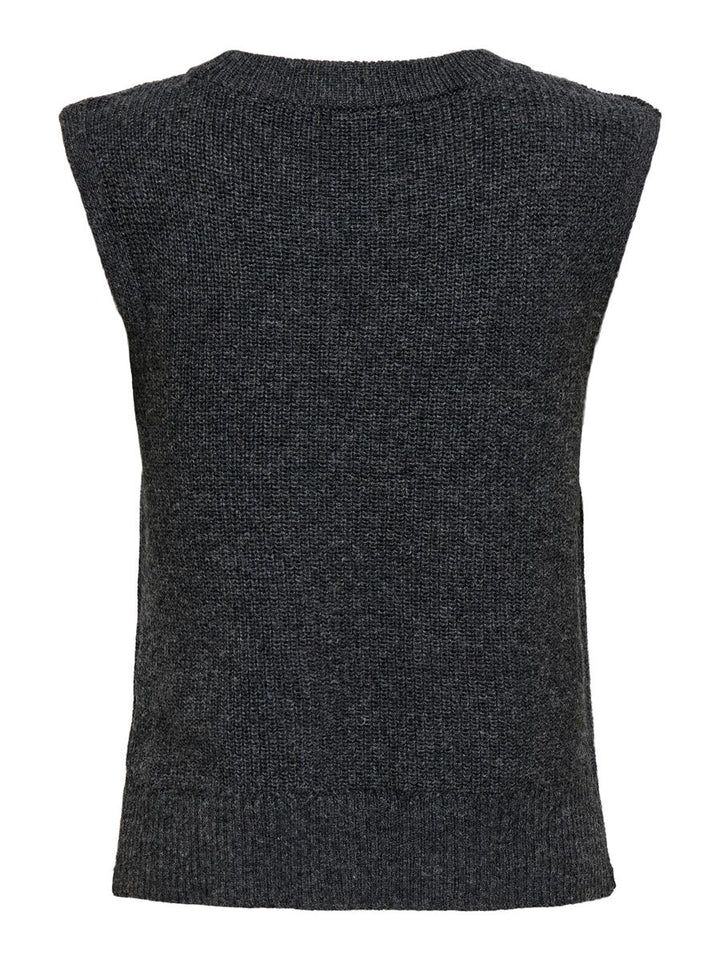 ONLPARIS LIFE SL SLIT VEST KNT