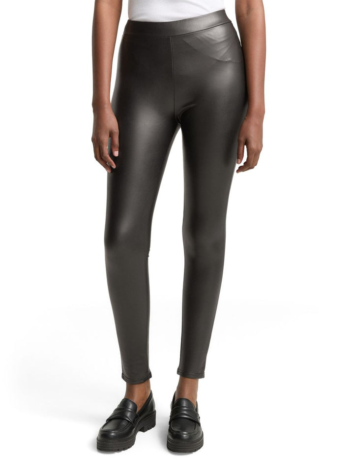 Leggings in Lederoptik
