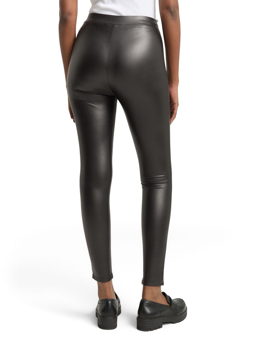 Leggings in Lederoptik