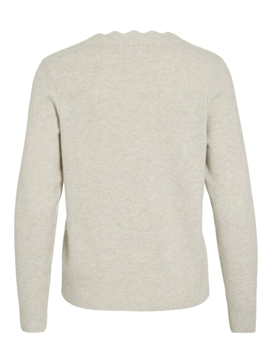 VINIKOLINA V-NECK L/S KNIT TOP - NOOS