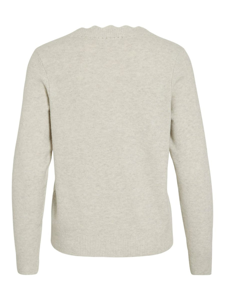 VINIKOLINA V-NECK L/S KNIT TOP - NOOS