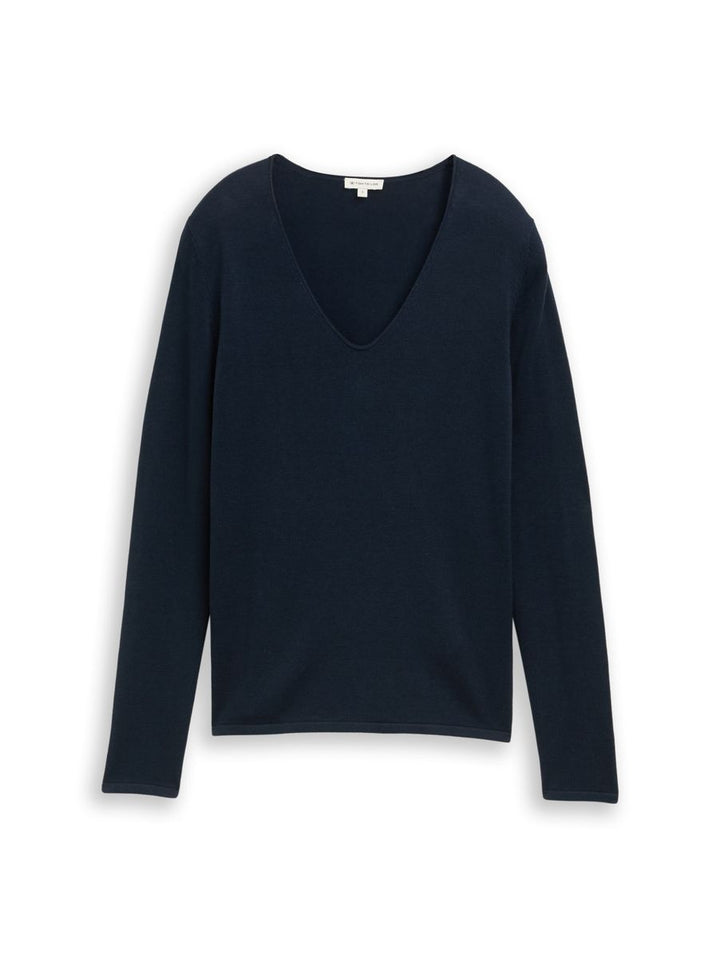Pullover mit V-Ausschnitt