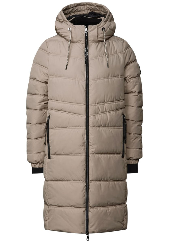 Lange Steppjacke