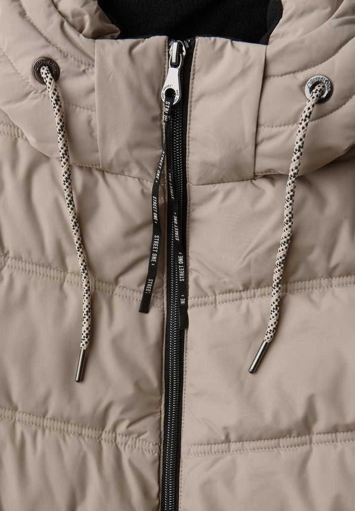 Lange Steppjacke