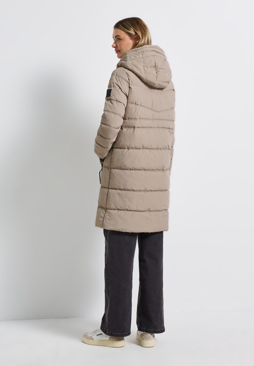 Lange Steppjacke