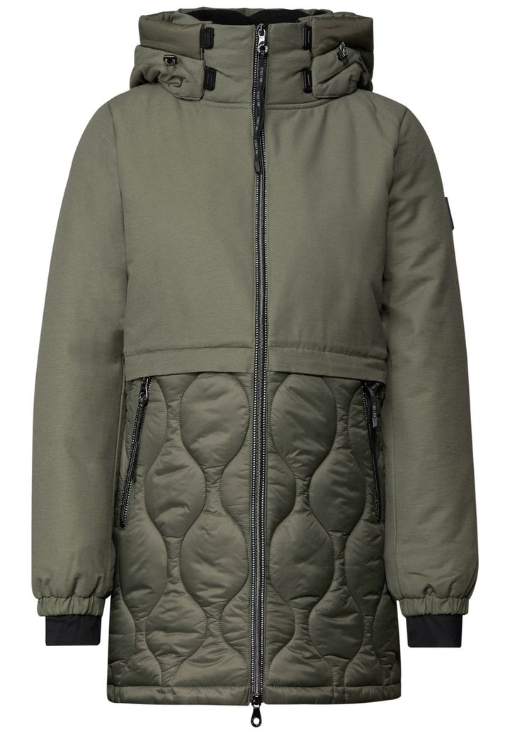 Strukturmix Jacke