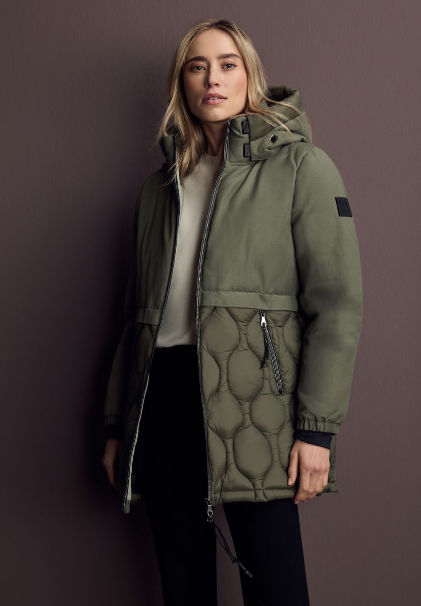Strukturmix Jacke