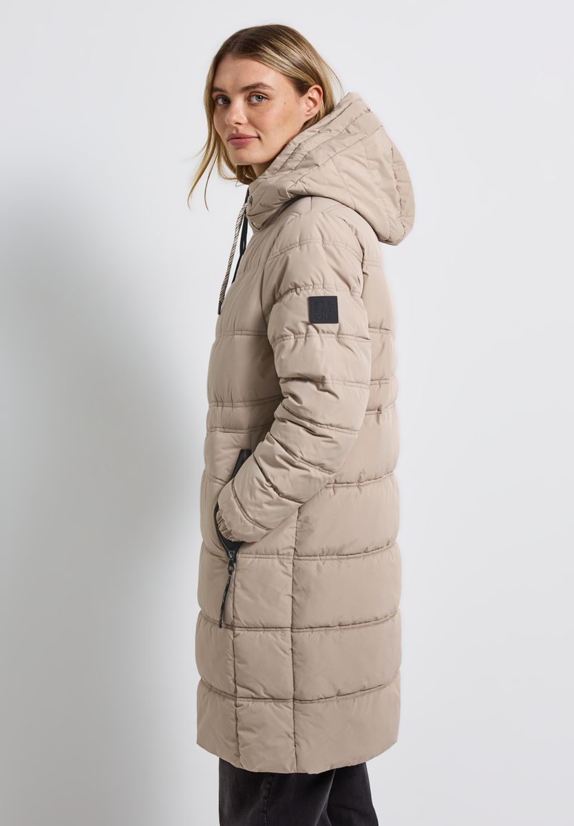 Lange Steppjacke