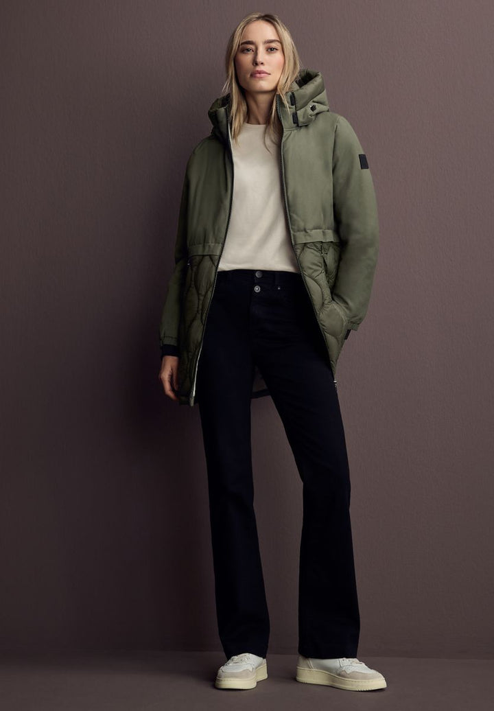 Strukturmix Jacke