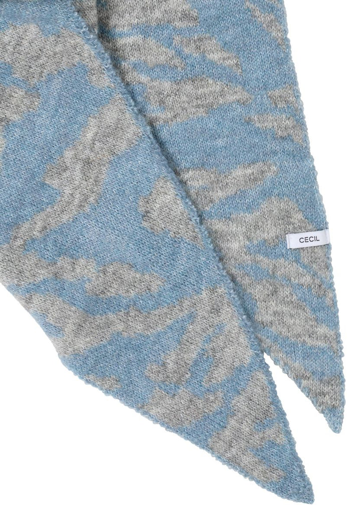 Dreieckstuch mit Zebramuster